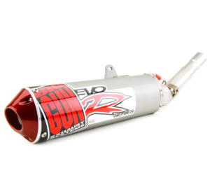 Kawasaki KX 250F Performance Exhaust - Big Gun - EVO R Series Slip On - Red - `09-`11